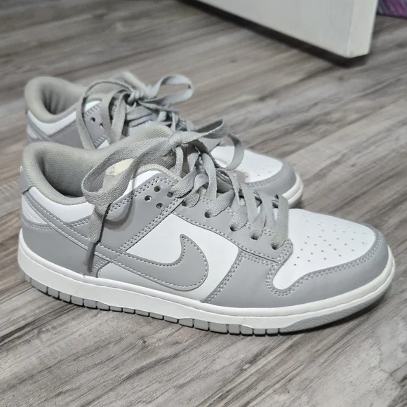 Nike Dunk Low RETRO "Grey Fog" DD1391-103 Sneakers Shoes Woman Size 7 - Picture 4 of 15
